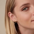 thumbnail image 7 of YEUOYEA 3 Pairs Small Gold Hoop Earrings Set for Women, 14K Gold Plated Hypoallergenic Huggie Hoops, Jewelry Gift, 7 of 7