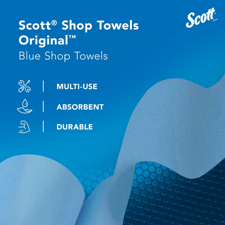 Scott Shop Towels Original Blue, 2-Pack, 110 Total photo 7