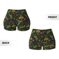 thumbnail image 5 of Lsque Carnival Mardi Gras3 Pattern High Waisted Biker Shorts for Women-Tummy Control Fitness Athletic Workout Running Yoga Gym Shorts,Moisture-Wicking-XX-Large, 5 of 9