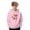 Pink, variant on Tanghaowl Kids Sweatshirts Boys Girls Graphic Print Hooded Sweatshirt Kids Pullover Casual Jacket with Pocket for Children Youth Light Blue 7-8 Years