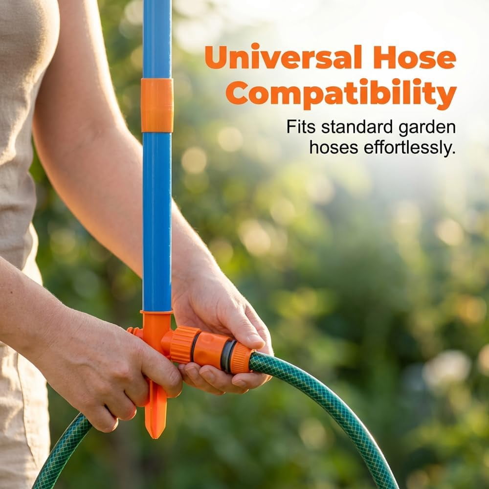 Windmill Water Sprinkler for Backyard, 360° Rotating Splash Sprinkler, Outdoor Summer Water Fun for Lawn, Garden & Inflatable Pool(RL 1 PC)
