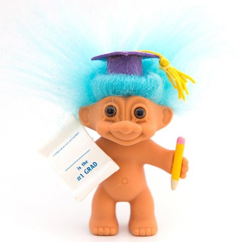NEW IN ORIGINAL WRAPPER 5" Russ Troll Doll #1 TEACHER Red Hair 