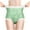Green, variant on HWRETIE High-Waist Lace Trim Shaping Underwear - Women's Summer Lace Abdomen High Waist And Hip Lift Comfortable Body Sculpting Briefs