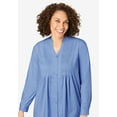 thumbnail image 4 of Woman Within Plus Size Perfect Pintuck Tunic, 4 of 6