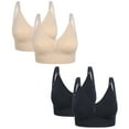 thumbnail image 6 of Women's Plus Size Nursing Bra Support Nursing Sports Bra Cotton Breastfeeding Maternity Bras, 6 of 8