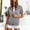 Gray, variant on Half Zip Short Sleeve Hoodies for Women Casual Pullover Quarter Zip Sweatshirt Summer Drawstring Athletic Workout Tops with Pocket Red XXL