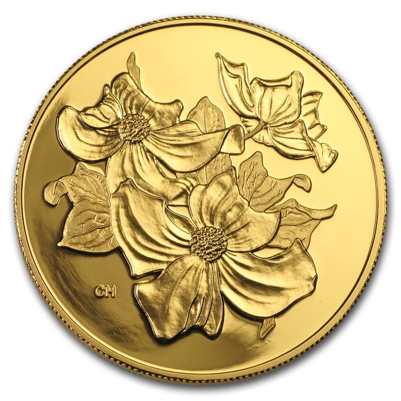 2000 Canada Gold $350 Pacific Dogwood .99999 Proof (Coin Only)