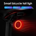 thumbnail image 2 of Luz trasera de freno de inducción inteligente Meroca, luz trasera de montaña con carga USB para bicicleta de carretera, luz trasera para conducción nocturna, 2 of 3