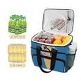 thumbnail image 2 of FORMRS Insulated Cooler Bag 24 Cans Capacity Soft Leakproof Lunch Box with Side Pockets, Colorful Ice Cream Cat, 2 of 7