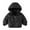 Black, variant on Toddler Winter Coats for Boys,Boys Puffer Coat with Pocket Zip up Hooded Coat Solid Color Long Sleeve Winter Down Coat Boys Size 2-3 Years Winter Coat