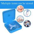 thumbnail image 3 of Retainer Case, ARGOMAX Aligner Case, Braces Box, 2 Piece Orthodontic Box (Blue)., 3 of 8