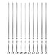 thumbnail image 2 of 10 Uds. De palillos para brochetas de barbacoa, brochetas planas para asar a la parrilla de 14 pulgadas, brochetas de Metal reutilizables, barbacoa de acero inoxidable, 2 of 8