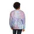 thumbnail image 5 of Glamour Queen Unisex Tie-Dye Sweatshirt in Cotton Candy with 'I Will Need Bail Money' Logo, 5 of 5