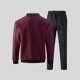 thumbnail image 5 of Ceisia Men's Regular Fit Waffle Knit Baseball Collar Jacket & Jogger Pants Set | Casual Outdoor Two-Piece Outfit Gifts, 5 of 6