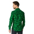 thumbnail image 3 of Mens Suitmeister Button Up St. Pats Green Shirt, 3 of 3