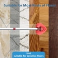 thumbnail image 4 of Taicols The System's Rotating Mop Replacement Head Base Scrubbing Mop Brush, Ultra-Fine Fiber Rotating Mop, Very Suitable for Kitchens, Decks, and Bathrooms, Ceramic Tile Cleaning Brushes (2), 4 of 8