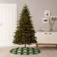 thumbnail image 6 of Haiem Peacock Gold Feather Pattern Christmas Tree Skirt Merry Christmas Party Christmas Tree Decoration,New Year Decorations-48", 6 of 6