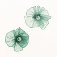 thumbnail image 4 of 40 Piezas Flores Hechas a Mano Macarena con Botón Pna para Bricolaje Damas Diadema Mujeres Accesorios Verde, 4 of 7