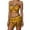 Yellow, variant on HNMKIU Women's Sequin Belly Dance Club Outfit with Fringe Tassel Wrap Mini Skirt and Vest Set 04_Blue,One Size