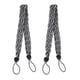 thumbnail image 1 of Elegant Black Polyester Braided Curtain Tiebacks Decorative Holdback Rope for Home Living Room 2PCS, 1 of 4