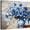 Blue Flower, variant on Blue Ridge Mountains Sunset Canvas Wall Art, Smoky Mountains Autumn Landscape Print, Serene Nature Artwork for Living Room Bedroom Office, Ready to Hang