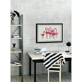 thumbnail image 6 of Dancing Flamingos Framed Painting Art Print, 36.00" x 1.50", 6 of 6