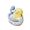 Duck-5.91in, variant on Bubble Bath Plush Toy Figurine with Soft Filling for Display, Hugging and Gift Use