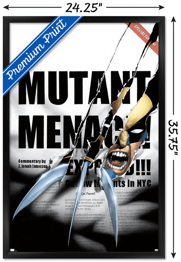 Marvel Comics - Wolverine - The Pulse #6 Wall Poster, 22.375" x 34", Framed