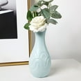 thumbnail image 3 of MERILER Plastic Imitation Glazed Vase for Living Room Decor - Perfect for Flower Arrangements, Dried Flower Displays, and TV Cabinet Decoration - Elegant Flower Pot & Utensil, 3 of 6
