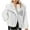 White-09, variant on Women's Fluffy Faux Fur Coat - Lapel Fuzzy Jacket, Warm Fall Winter Fashion Outerwear, Sizes XS-3XL