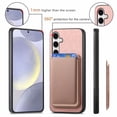 thumbnail image 6 of Magnetic 2 in 1 Detachable Wallet Compatible with Samsung Galaxy A54 5G Case, with Card Holder Faux Leather Men Women Compatible with MagSafe Phone Cover for Samsung Galaxy A54 5G, Pink, 6 of 11