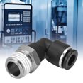 thumbnail image 4 of Quick Connect Hose Fittings, L Shape Right Angle Air Fittings Trachea Quick Plug Quick Connector Pneumatic Fitting  For Automation Equipment 10 01, 4 of 8