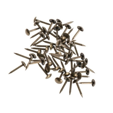 100pcs 6x14mm Bronze Decorated Door Nails Thickened Round Classical Nail Large-headed Nails