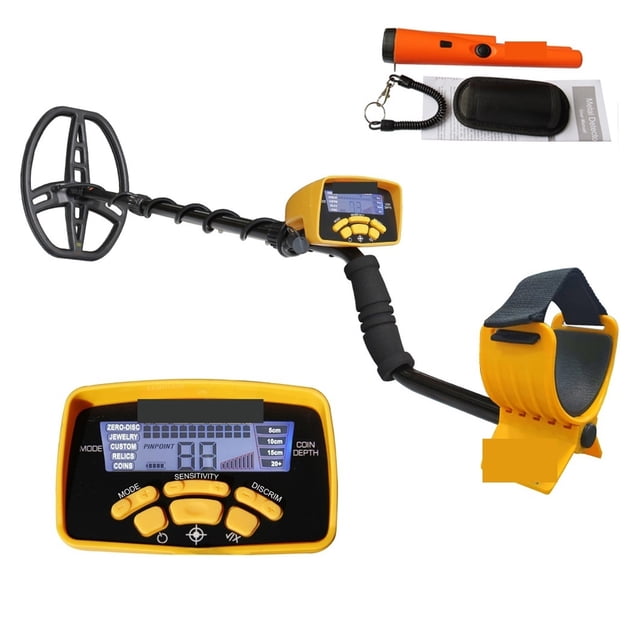 Professional Metal Detector MD 6450 With Digital Display Light Gold Digger Underground Long Range ,Easy to Install