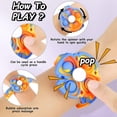 thumbnail image 3 of 2 paquetes de reloj giratorio pop, burbujas de empuje giratorias Fidget sensorial fiesta favorece juguete para niños, autismo necesidades especiales alivio del estrés mano dedo pre, 3 of 5