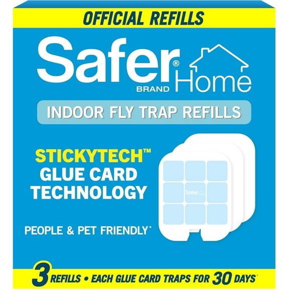 Indoor insertable fly trap supplementary rubber card)