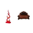 thumbnail image 1 of Escultura abstracta de fuego,Estatua de arte abstracto para decoración del hogar,Sofá en miniatura para muñecas,Muebles de casa de muñecas,modelo de sofá europeo,decoración,Modelo de, 1 of 8