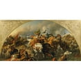 thumbnail image 3 of Karl von Blaas 14x9 Black Modern Framed Museum Art Print Titled - The Battle at Zenta 1697 (1863), 3 of 5