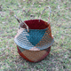 thumbnail image 2 of Cesta de paja para flores, maceta de bambú con forma de pájaro del paraíso, hoja de piano, ficus, tortuga, cesta de almacenamiento para decoración del hogar, 2 of 6