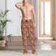 thumbnail image 2 of Fotbe Cartoon Pigs Pantalones de Pijama para Hombre, Pantalones de Dormir, Pantalones de Casa con Cintura Ajustable y Bolsillos-3X-Large, 2 of 6