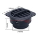 thumbnail image 2 of Accesorio de Calentador de Coche Ventilador de 75mm/60mm Salida de Aire Calefacción Auxiliar ANGGREK Color Negro, 2 of 8