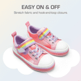 thumbnail image 4 of DREAM PAIRS Toddler Girls’ Rainbow Sneakers, Casual School Walking Shoes with Hook-and-Loop Closure for Little Kids, 4 of 6