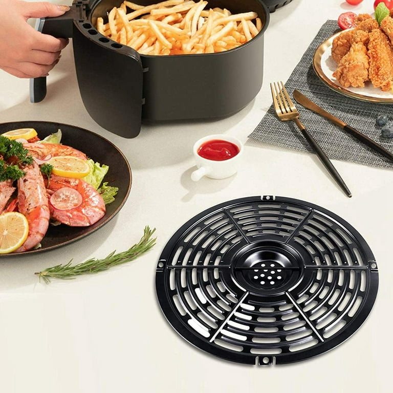 Air Fryer Replacement Basket & Crisper Plate Set for Ninja Foodi Dual Air  Fryer,Air Fryer Cooking Basket & Grill Pan for Ninja DZ201 Foodi Air