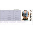 Women Tops Cropped Vest For Women Sexy Denim Vest Deep V Neck Tie Up