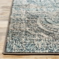 thumbnail image 3 of Superior Salford Medallion Indoor Area Rug, 6' x 9', Blue-Beige, 3 of 7