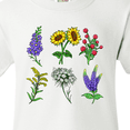 thumbnail image 4 of Inktastic Group of Beautiful Wildflowers Youth T-Shirt, 4 of 5