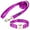 Bright Purple, variant on Country Brook Petz® Premium Nylon Dog Collar and Leash - Teal, Small
