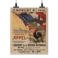 thumbnail image 2 of Print: Emprunt 4% 1918.. L'emprunt De La Defense Nationale, 1918, 2 of 4