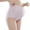 Gray, variant on Women's Plus Size High Waist Maternity Underwear Cotton Breathable Pregnancy Panties with Adjustable Waistband Belly Support for Third Trimester,L