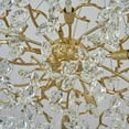 thumbnail image 3 of SJIGUANGZ Modern Crystal Chandelier, 31.5" Gold Round Industrial Tree Branch Adjustable Chandelier for Dining Room, Living Room, Bedroom, Entryway, 3 of 6